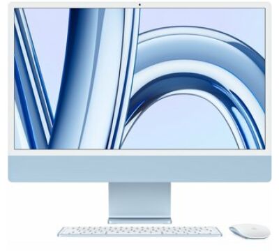 Apple iMac 24-inch M3 chip with 8 core CPU and 10 core GPU  Blue INT