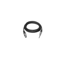 Kabel VivoLink Jack 6.3mm - XLR 1m czarny (PROAUDXLRJACK1) | PROAUDXLRJACK1  | 5711783937531