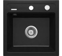 GRANITE 1-BOWL SINK DEANTE BLACK ZORBA | ZQZ N103  | 5908212096482