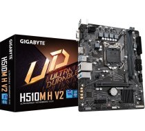 GIGABYTE H510M H V2 Motherboard - Supports Intel Core 11th CPUs, up to 3200MHz DDR4 (OC), 1xPCIe 3.0 M.2, GbE LAN, USB 3.2 Gen 1 | H510M H V2  | 4719331854942 | PLYGIG1200068