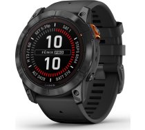 Sporta pulkstenis GARMIN Fenix 7X Pro Solar, Slate Grey Stl ar Black Bnd | 010-02778-01  | 753759317836