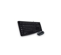 Logitech Desktop MK120 tastatūra Pele iekļauta USB Krievu Melns