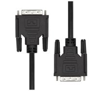 ProXtend DVI-D 18+1 Cable 0.5M DVI kabelis 0,5 m Melns
