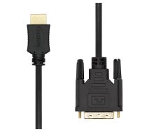 ProXtend HDMI-DVI181-0005 video kabeļu aksesuārs 0,5 m HDMI Type A (Standard) DVI-D Melns