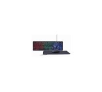 Gembird 3-in-1 Backlight Desktop Set Black