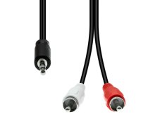 3-Pin to 2 x RCA Cable M-M