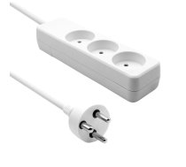 Danish Power Strip 3-way 1M