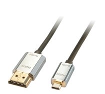 Lindy 41679 HDMI kabelis HDMI Type A (Standard) HDMI Type D (Micro) Melns