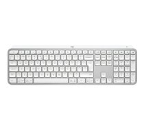 Logitech MX Keys S tastatūra RF bezvadu sakari + Bluetooth QWERTY US International Alumīnijs, Balts