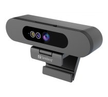 Sandberg Face-ID Webcam 2 vebkamera 2 MP 1920 x 1080 pikseļi USB-C Melns