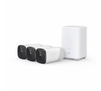 Eufy eufyCam 2 Pro 3-Cam Kit Lode IP drošības kamera Iekštelpu un āra 2048 x 1080 pikseļi Siena