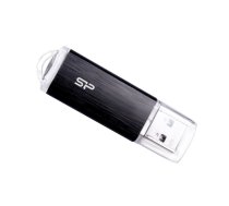 Silicon Power Ultima U02 USB zibatmiņa 8 GB USB Type-A 2.0 Melns, Caurspīdīgs