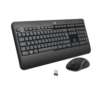 Logitech Advanced MK540 tastatūra Pele iekļauta USB QWERTY Holandiešu Melns, Balts