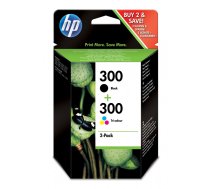 HP 300 2-pack Black/Tri-color Original Ink Cartridges