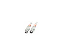 Lindy 8 Pin Mini DIN Cable 2 m paralēlais kabelis Pelēks