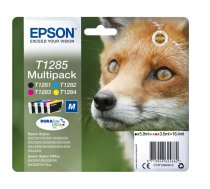 Epson Fox T1285 tintes kārtridžs 1 pcs Oriģināls Melns, Tirkīzzils, Fuksīns, Dzeltens