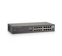 LevelOne GEU-1621 tīkla pārslēgs Gigabit Ethernet (10/100/1000) Pelēks