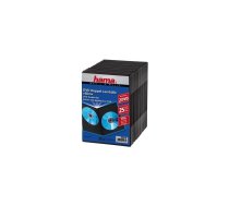 Hama DVD Slim Double-Box 25, Black 2 diski Melns