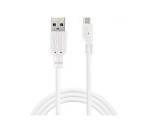 Sandberg Micro USB Sync & Charge Cable 1m USB kabelis USB 2.0 USB A Micro-USB B Balts