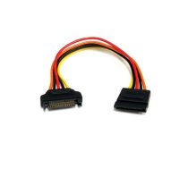 StarTech.com 15 pin SATA Power Extension Cable 0,2032 m