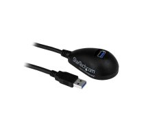 StarTech.com USB3SEXT5DKB USB kabelis 1,5 m USB 3.2 Gen 1 (3.1 Gen 1) USB A Melns