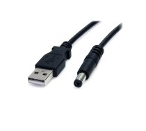 StarTech.com USB2TYPEM elektrības kabelis Melns 0,9 m USB A Barrel type M