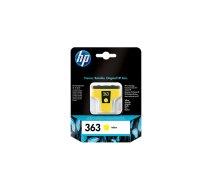 HP 363 tintes kārtridžs 1 pcs Oriģināls Standarta produktivitāte Dzeltens