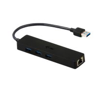 i-tec Advance U3GL3SLIM interfeisa centrmezgls USB 3.2 Gen 1 (3.1 Gen 1) Type-A Melns