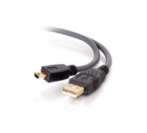 C2G 89652 USB kabelis 3 m USB 2.0 USB A Mini-USB B Melns