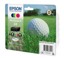 Epson Golf ball C13T34664020 tintes kārtridžs 1 pcs Oriģināls Standarta produktivitāte Melns, Tirkīzzils, Fuksīns, Dzeltens