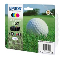 Epson Golf ball C13T34764020 tintes kārtridžs 1 pcs Oriģināls Augsta (XL) produktivitāte Melns, Tirkīzzils, Fuksīns, Dzeltens