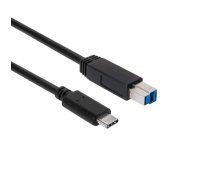 CLUB3D USB 3.1 Gen2 Type-C to Type-B Cable Male/Male, 1 M./ 3.3 Ft.
