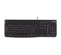 Logitech K120 Corded Keyboard tastatūra USB AZERTY Beļģijas Melns
