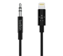 Belkin AV10172BT03-BLK audio kabelis 0,9 m 3.5mm Melns