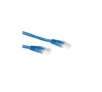 ACT CAT6A UTP 0.5m tīkla kabelis Zils 0,5 m U/UTP (UTP)