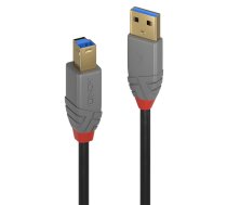 Lindy 36744 USB kabelis 5 m USB 3.2 Gen 1 (3.1 Gen 1) USB A USB B Melns