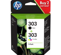 HP 303 2-pack Black/Tri-color Original Ink Cartridges