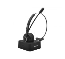 Sandberg Bluetooth Office Headset Pro Austiņas Bezvadu Birojs / zvanu centrs Melns