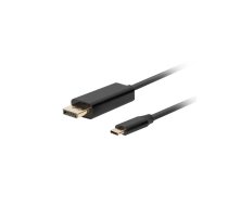 Lanberg USB-C to DisplayPort Cable, 3 m 4K/60Hz, Black | Lanberg | USB-C to DisplayPort Cable | Black | 3 m