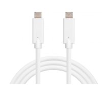 Sandberg USB-C Charge Cable 1M, 100W USB kabelis USB C Balts