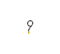 ABUS GRANIT Detecto X-Plus 8077/12KS120 black loop yellow