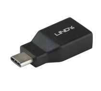 Lindy 41899 kabeļu spraudņu pāreja USB 3.1-C USB 3.1-A Melns