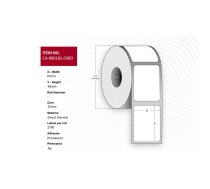 Label 70 x 38mm, Core 25mm,