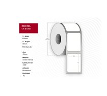 Label 100 x 50mm Core 25mm,