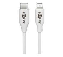 Goobay | Lightning - USB-C USB charging and sync cable | USB-C to Lightning Apple Lightning male (8-pin) | USB-C male