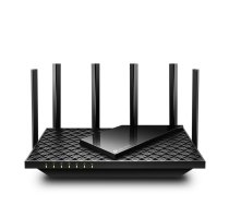 TP-Link Archer AXE75 bezvadu rūteris Tīkls Gigabit Ethernet Trīs diapazoni (2,4 GHz / 5 GHz / 6 GHz) Melns