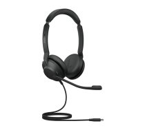 Jabra Evolve2 30, UC Stereo Austiņas Vadu Birojs / zvanu centrs USB Veids-C Melns