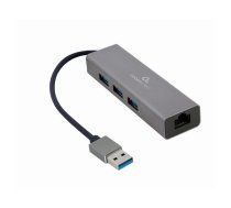 I/O ADAPTER USB3 TO LAN RJ45/3xUSB3 A-AMU3-LAN-01 GEMBIRD