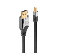 Lindy 36314 DisplayPort kabelis 5 m Mini DisplayPort Pelēks