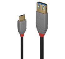 Lindy 36895 USB kabelis 0,15 m USB 3.2 Gen 2 (3.1 Gen 2) USB C USB A Melns